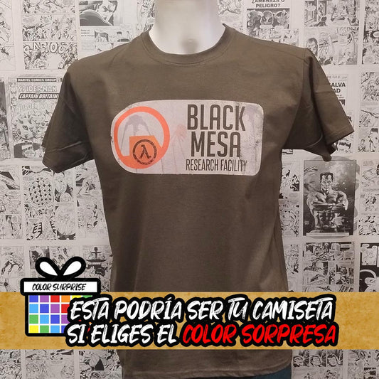 Camiseta Black Mesa | Videojuego Half-Life | Mujer - Vista Frontal