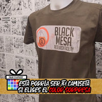 Camiseta Black Mesa | Videojuego Half-Life | Hombre