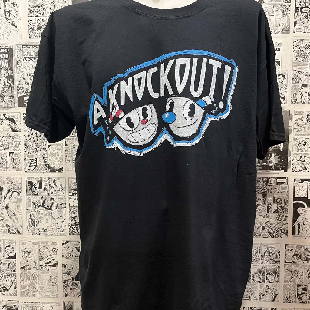 Camiseta Knockout! | Videojuego Cuphead | Hombre