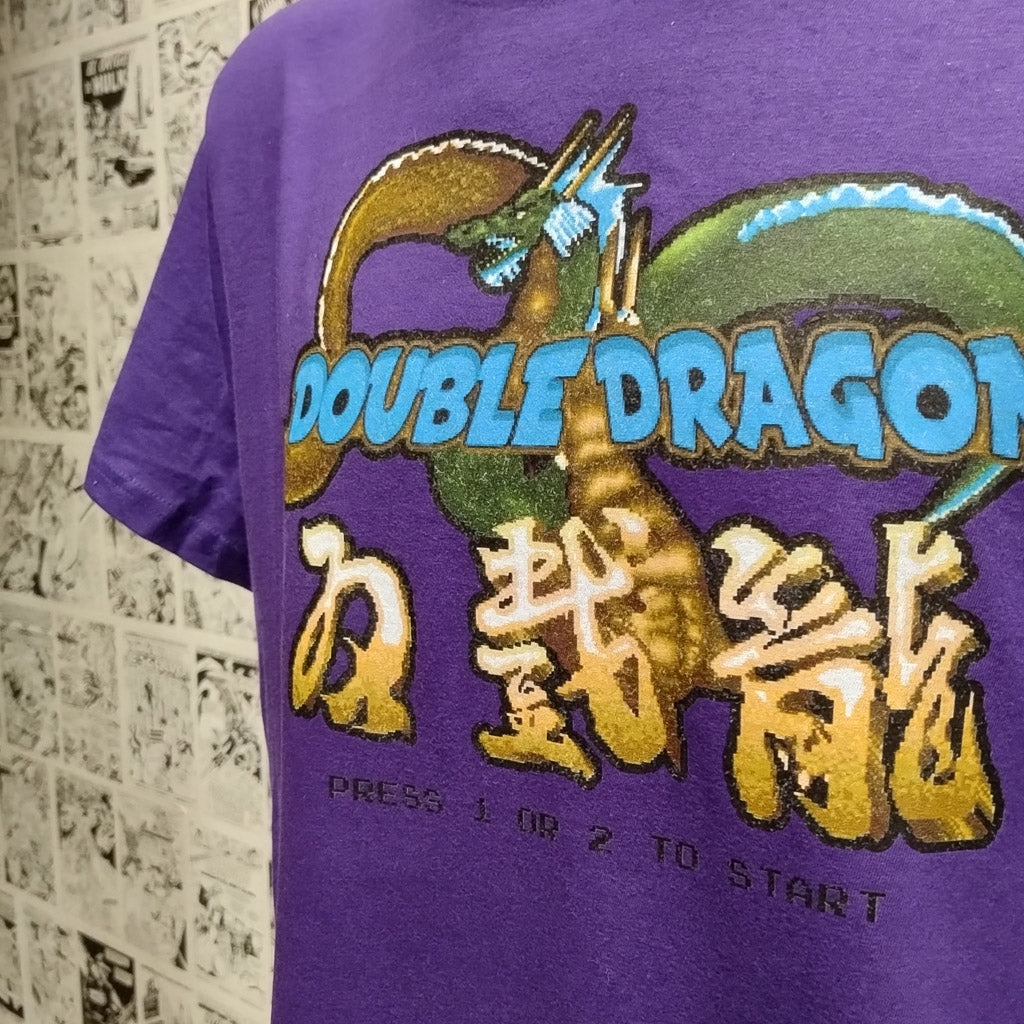 Camiseta Double Dragon | Videojuego Retro | Hombre | Kool Things -  Detalle