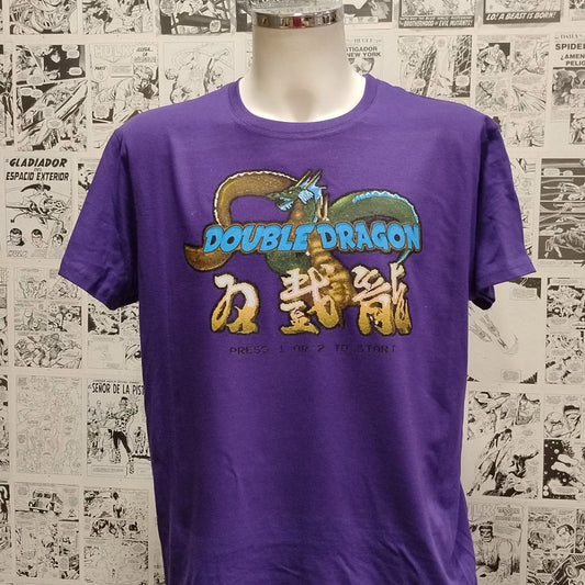 Camiseta Double Dragon | Videojuego Retro | Mujer | Kool Things - Frontal