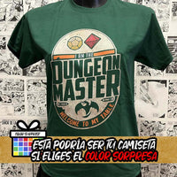 Camiseta Dungeon Master | Amantes del Rol | Juegos de Mesa y RPG | Hombre - Vista Frontal