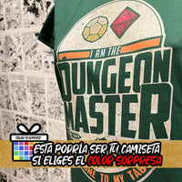 Camiseta Dungeon Master | Amantes del Rol | Juegos de Mesa y RPG | Hombre