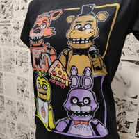 Camiseta Animatronicos | Videojuego Five Nights at Freddy's  | Mujer
