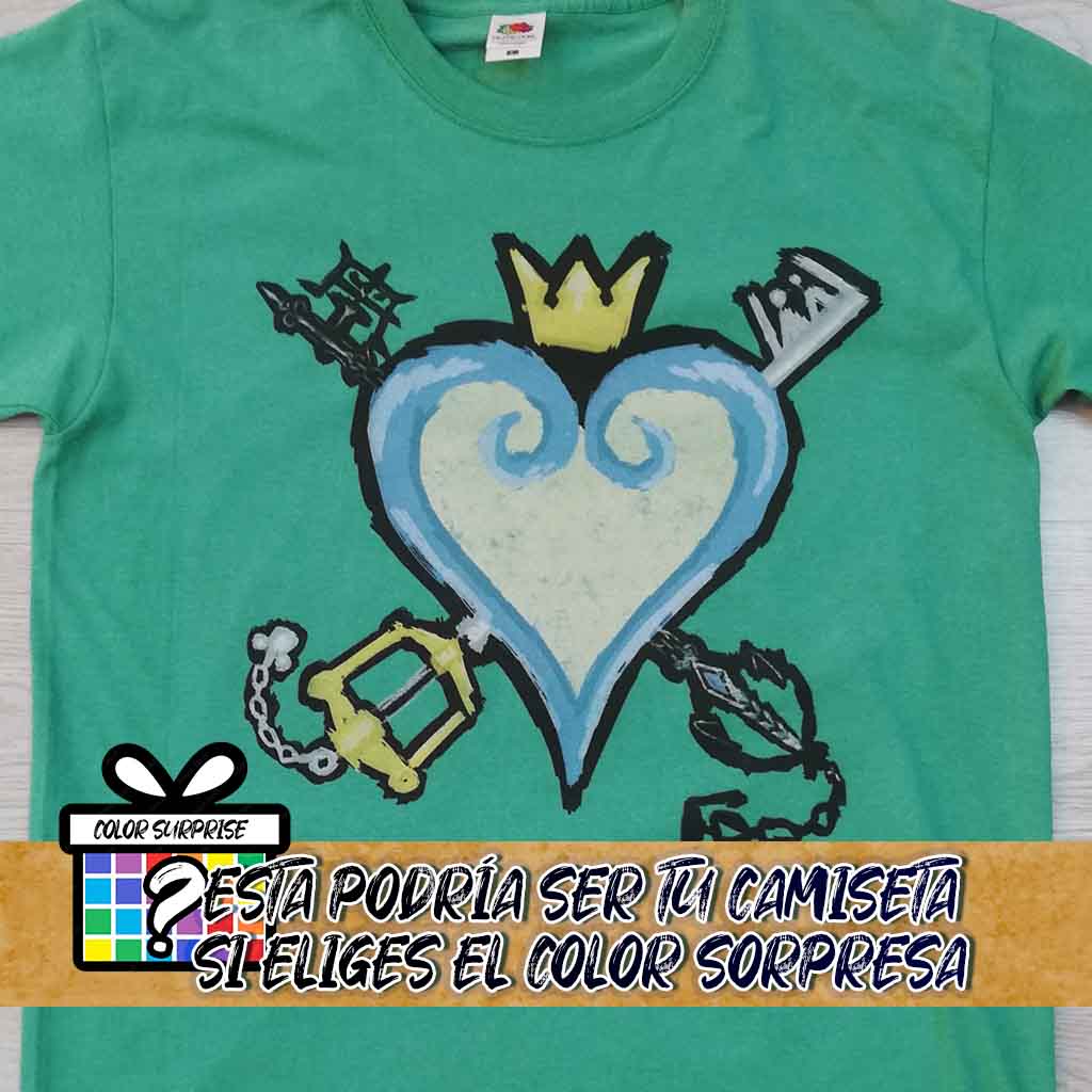 camiseta game kingdomhearts