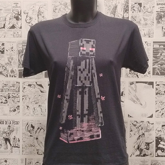 Camiseta Enderman | Videojuego Minecraft | Infantil | Kool Things - Frontal