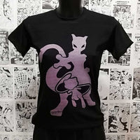 Camiseta Mew y Mewtwo | Videojuego Pokemon | Hombre - Vista Frontal