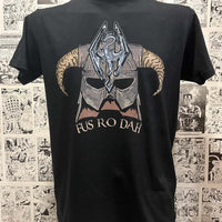 Camiseta Casco Sangre de Dragón | Videojuego Skyrim | Hombre - Vista Frontal