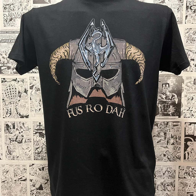 Camiseta Casco Sangre de Dragón | Videojuego Skyrim | Infantil