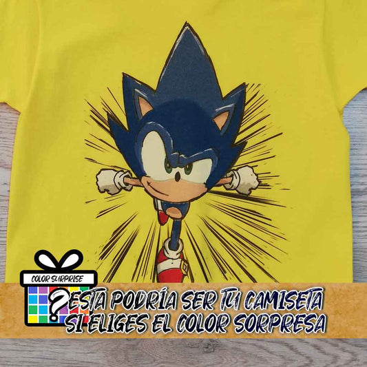 Camiseta Videojuego | Sonic The Hedgehog | Hombre - Vista Frontal