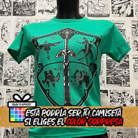 Camiseta Escudo Hyliano | The Legend of Zelda  | Mujer - Vista Frontal
