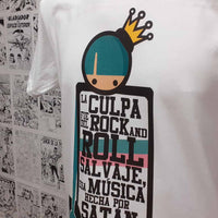 Camiseta Grupo Música | Los Planetas | Tema El Rey de España | Mujer