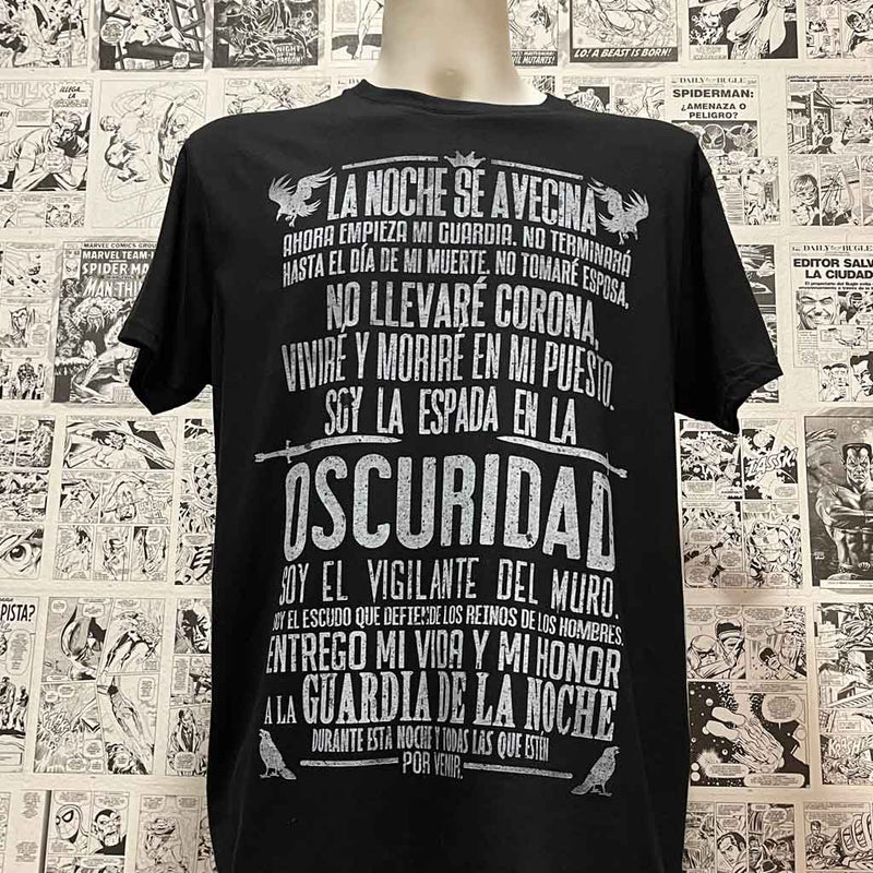 Camiseta Juramento Guardia de la Noche | Serie de Juego de Tronos | Hombre