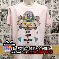 Camiseta We want to believe | Serie Rick Morty | Infantil