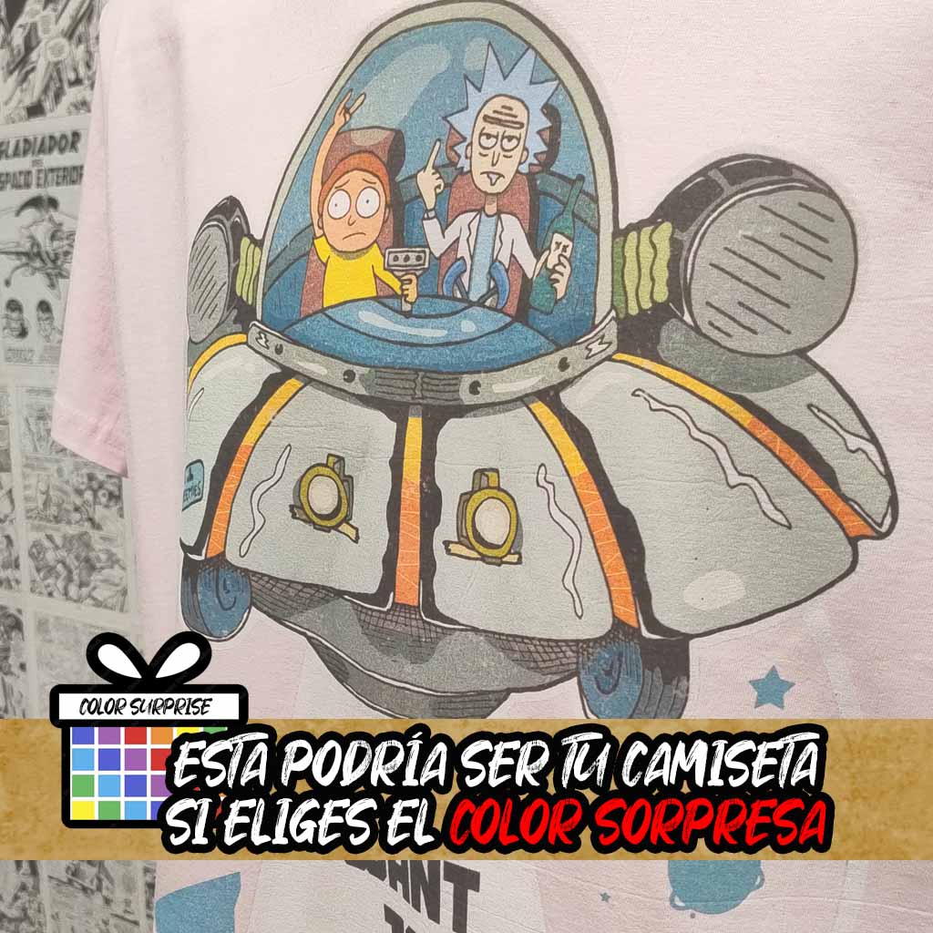 camiseta serie rick y morty