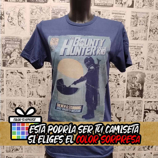 Camiseta  Bounty Hunter | Serie Mandaloriano | Hombre - Vista Frontal