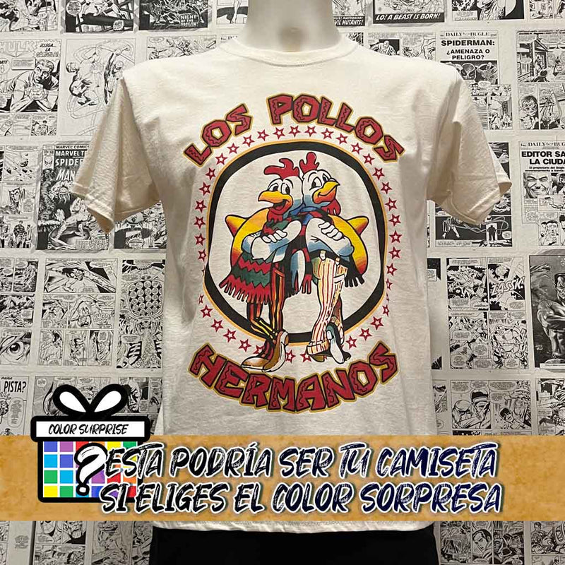 Camiseta Pollos Hermanos | Serie Breaking Bad  | Hombre