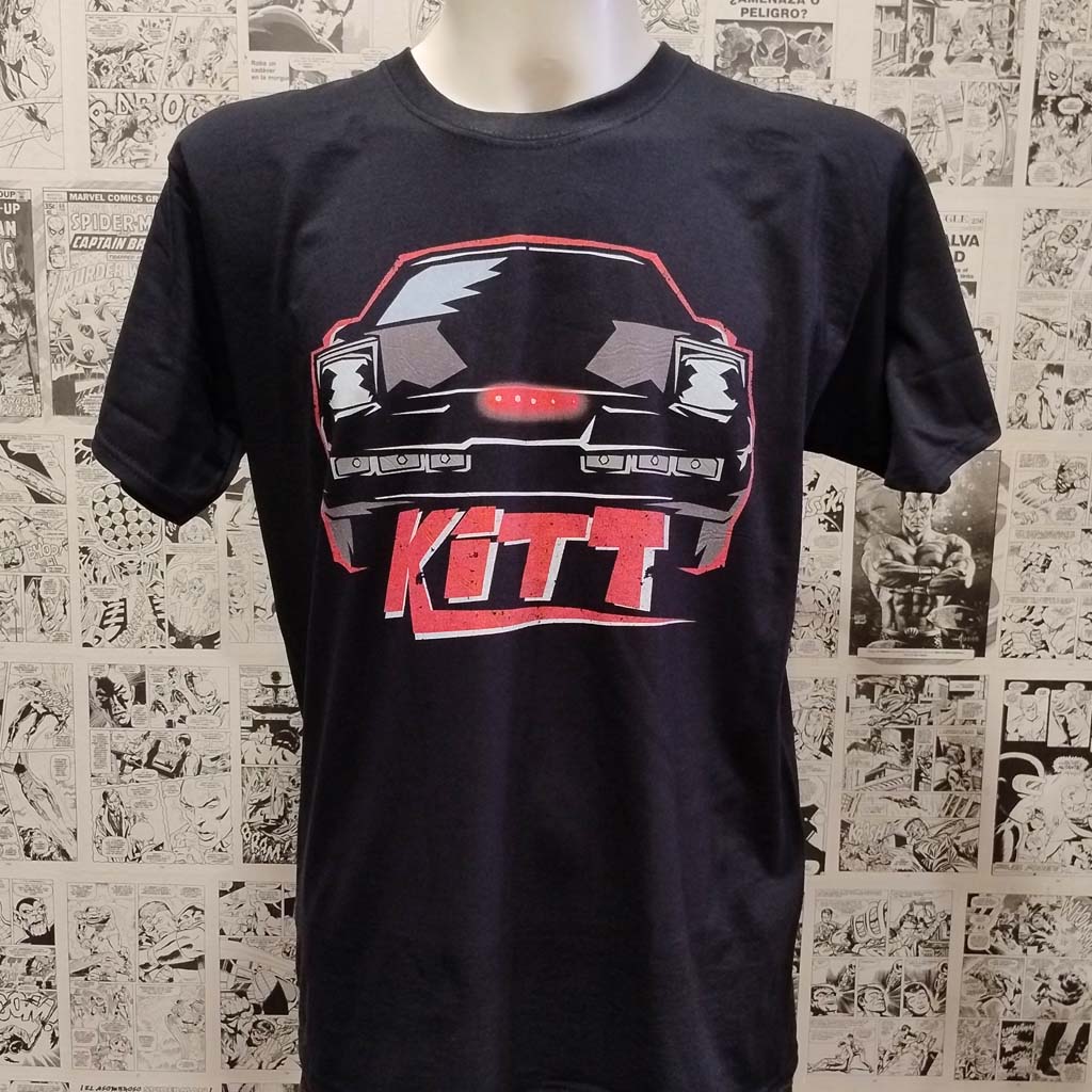 Camiseta KITT | Serie Coche Fantástico | Mujer - Vista Frontal