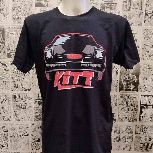 Camiseta KITT | Serie Coche Fantástico | Hombre - Vista Frontal