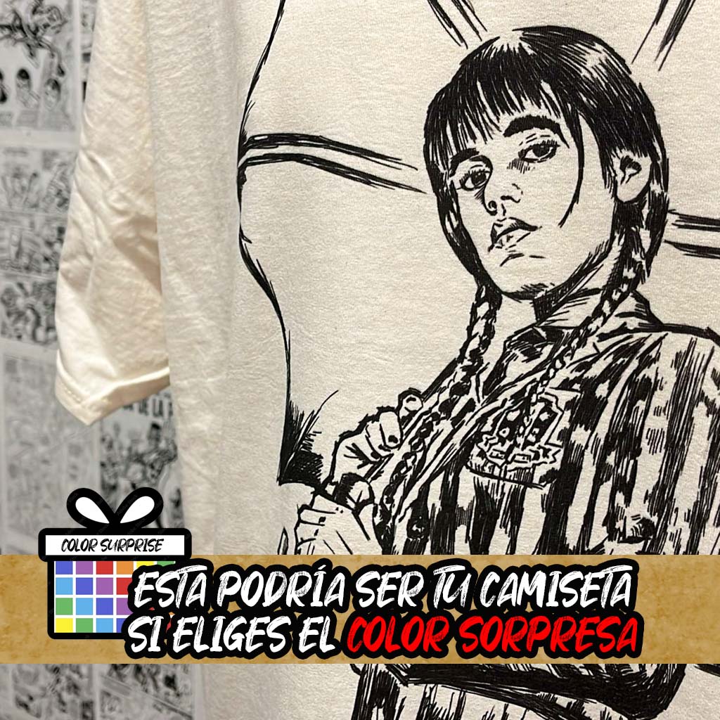 Camiseta de la Serie de Miércoles Addams