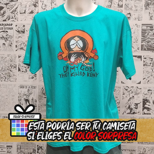 Camiseta Han Matado a Kenny | Serie South Park | Hombre | Kool Things - Frontal