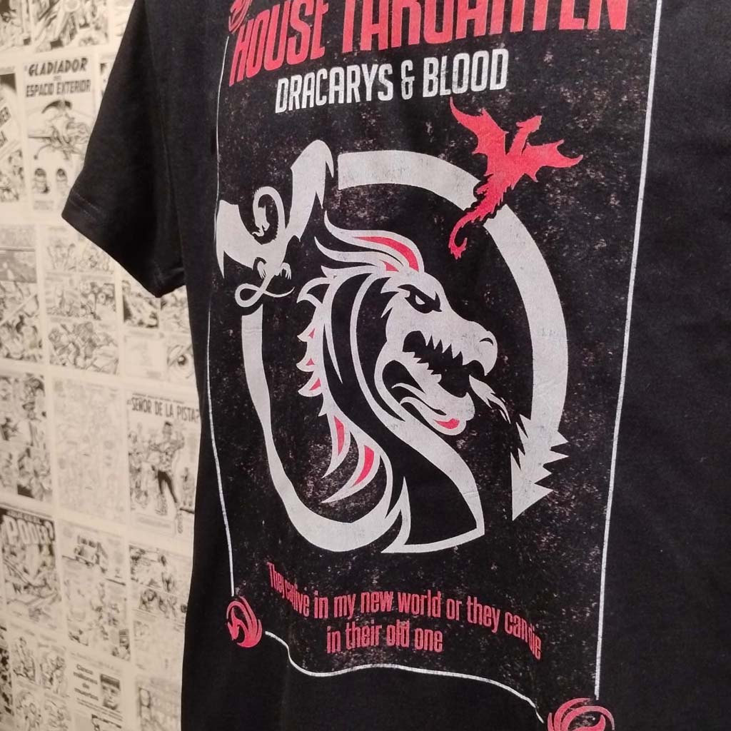 Camiseta Casa Targaryen | Serie Juego de Tronos | Infantil | Kool Things -  Detalle