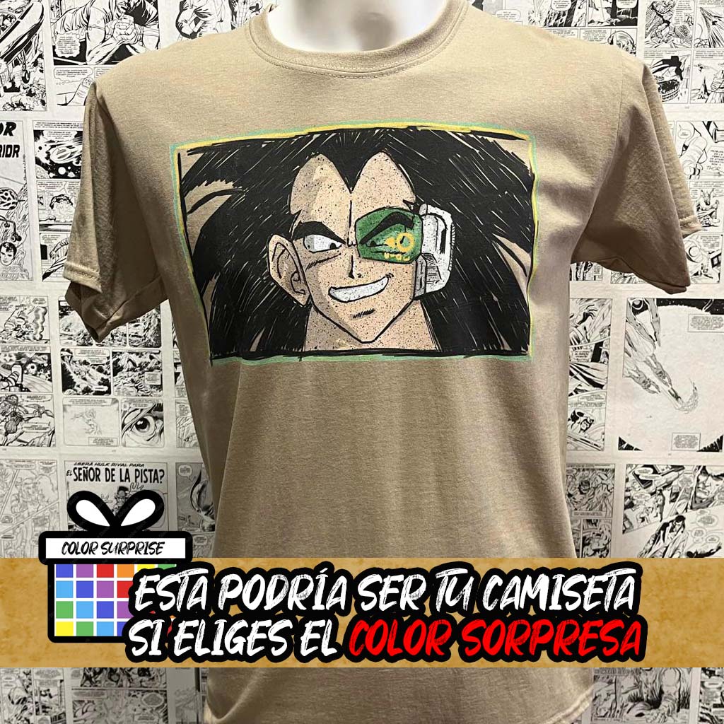 Dragon Ball | Camiseta Raditz | Anime Oficial - Mujer - Vista Frontal