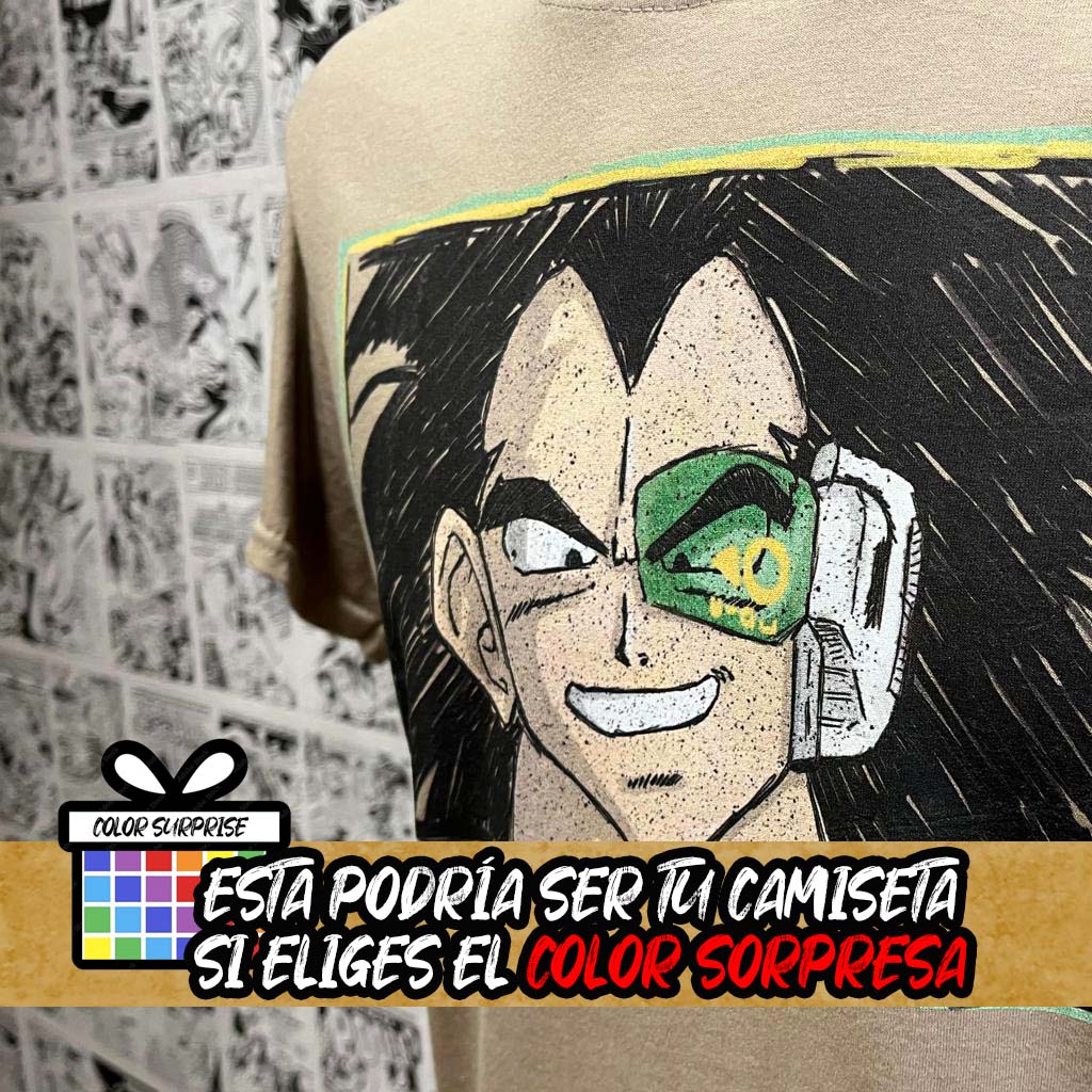 Dragon Ball | Camiseta Raditz | Anime Oficial - Mujer