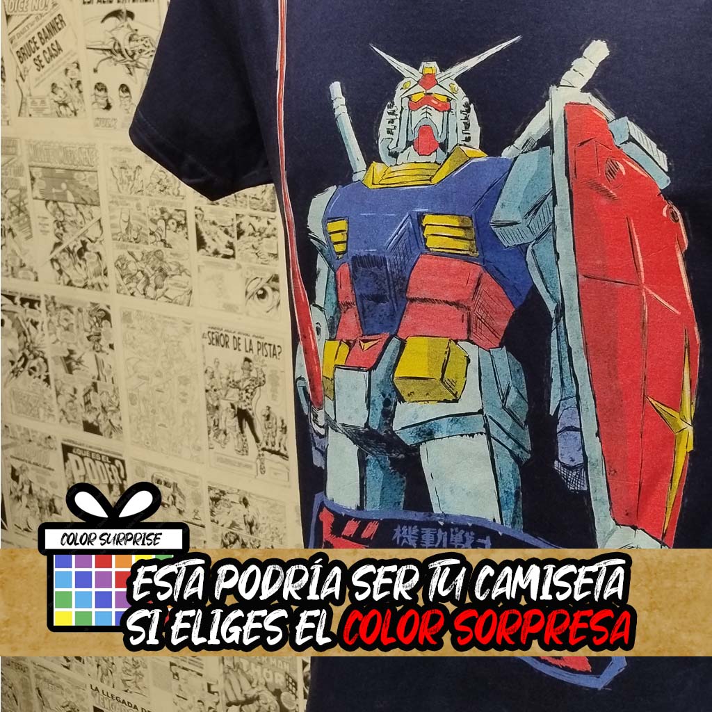 Camiseta Mobile Suit RX-78-2 | Anime Gundam | Hombre