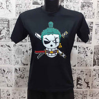 Camiseta Calavera de Zoro | Anime One Piece | Hombre - Vista Frontal