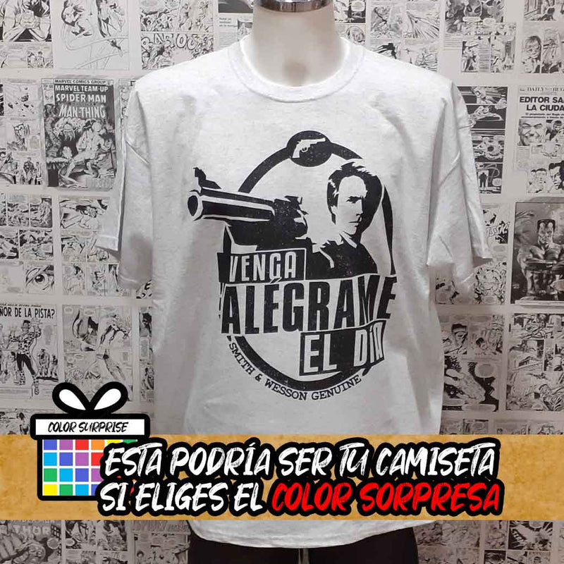 Camiseta Venga Alégrame el  Día de la Película Harry el Sucio | Mujer