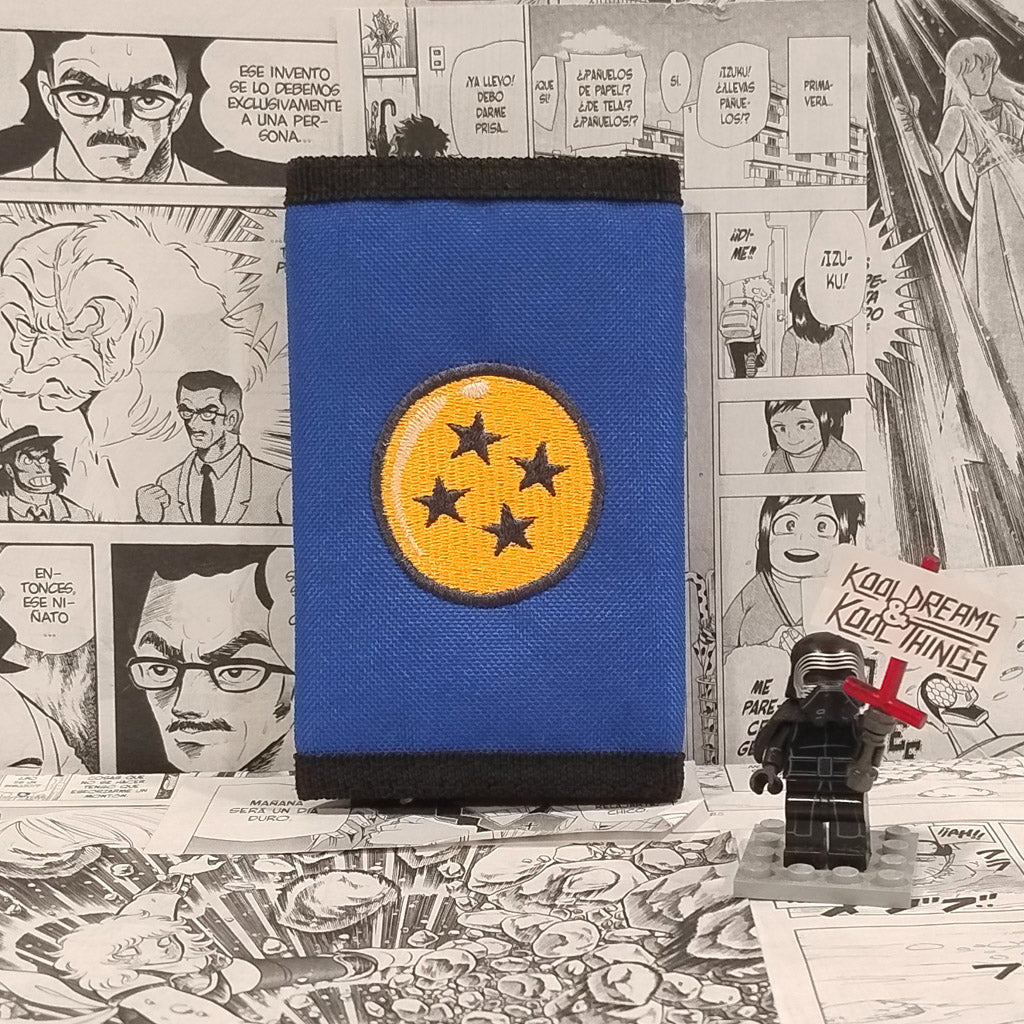 Cartera Bola de 4 Estrellas | Anime Dragon Ball - Vista frontal