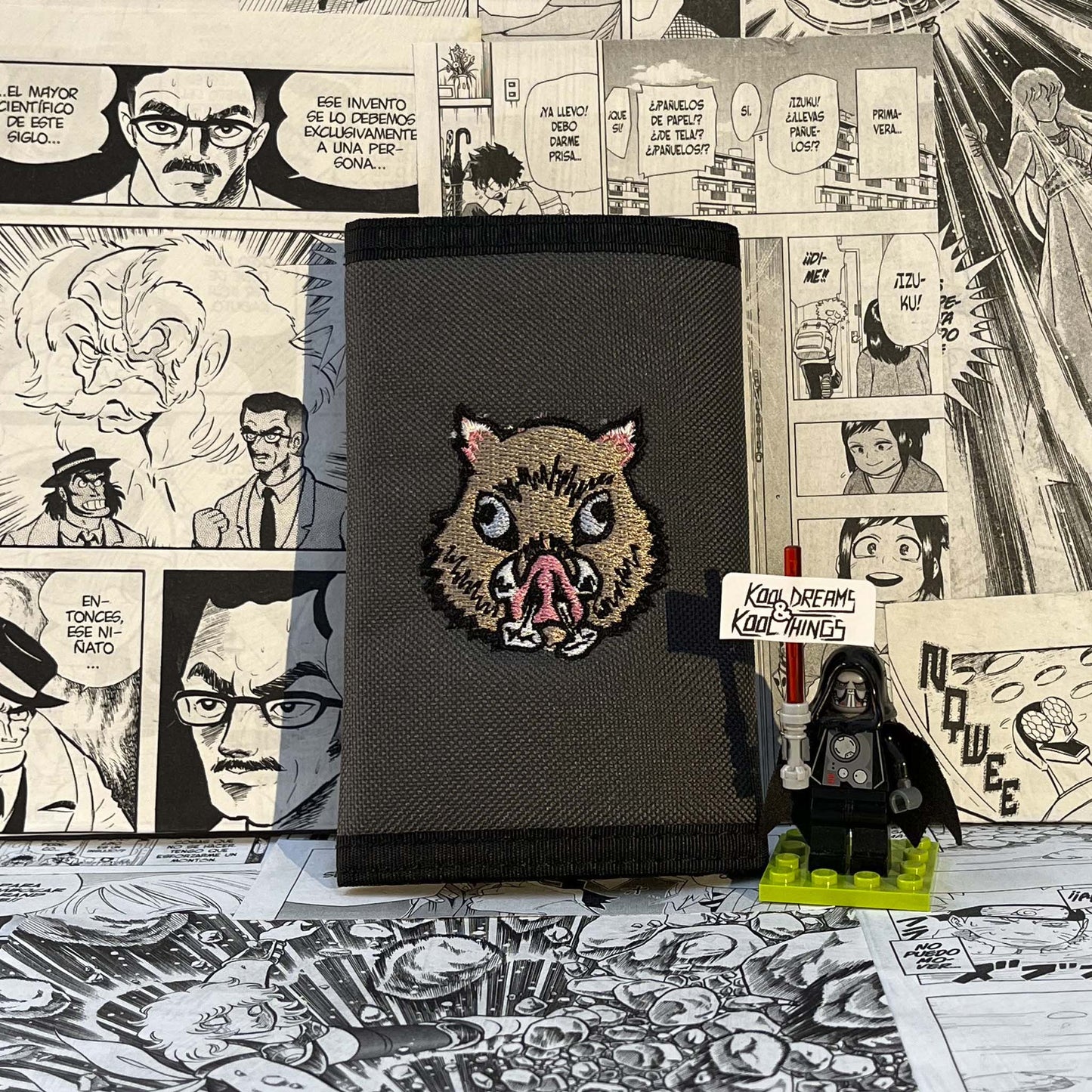 Cartera Máscara de Inosuke | Anime Guardianes de la Noche - Vista frontal