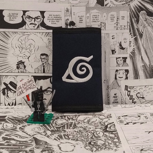 Cartera Símbolo de Konoha | Anime Naruto - Vista frontal