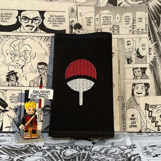 Cartera Clan Uchiha | Anime Naruto - Vista frontal