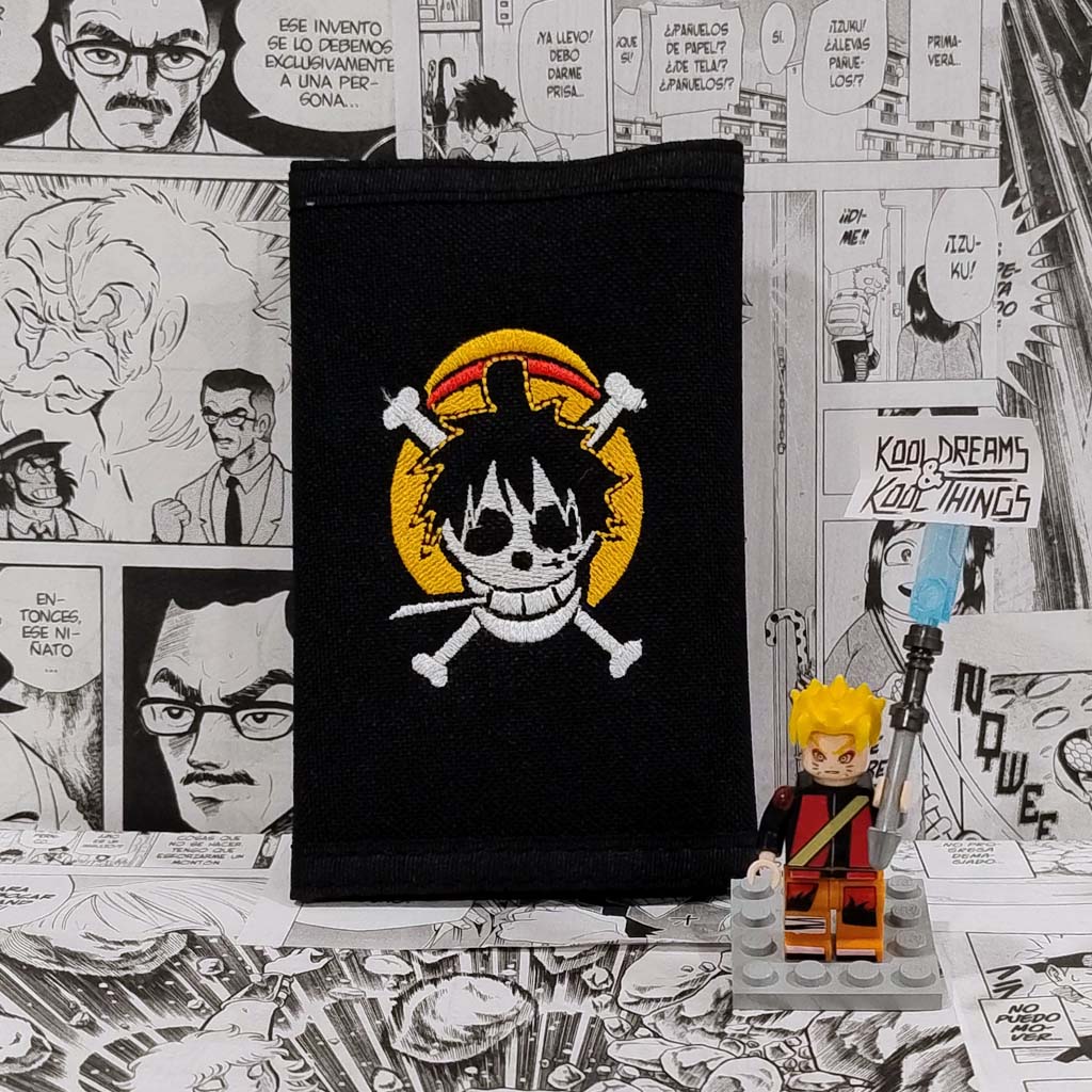 Cartera Calavera de Luffy | Anime One Piece - Vista frontal