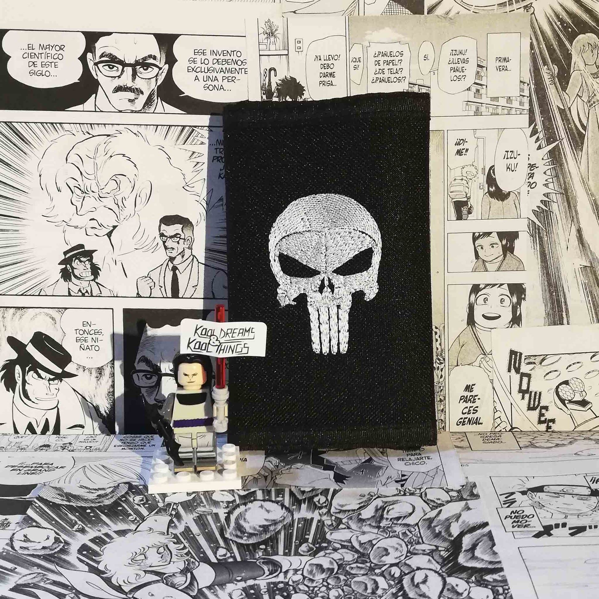 Cartera Calavera | Comic The Punisher - Vista frontal