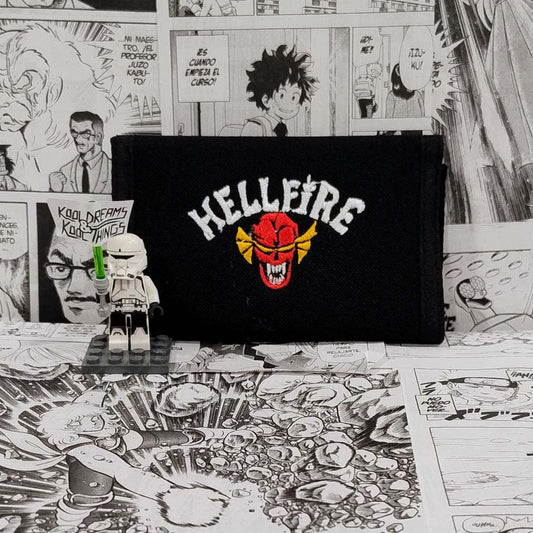 Cartera Hellfire Club | Serie TV Stranger Things - Vista frontal