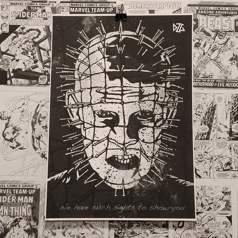 Pinhead de Hellriser | Póster Coleccionista | Kool Things - Póster Exclusivo Kool Things
