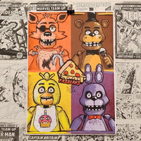 Protagonistas de Five Nights at Freddy's | Póster Coleccionista | Kool Things detalle 1