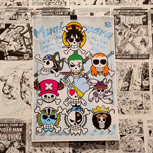 Póster Banda Mugiwara de One Piece - Frontal