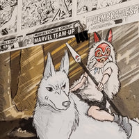 Princesa Mononoke Película del Estudio Ghibli | Póster Coleccionista | Kool Things detalle 2