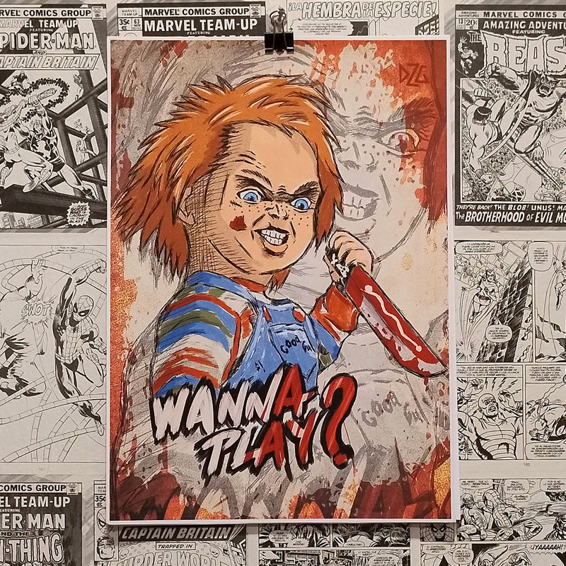 El muñeco diabólico Chucky | Póster Coleccionista | Kool Things - Póster Exclusivo Kool Things