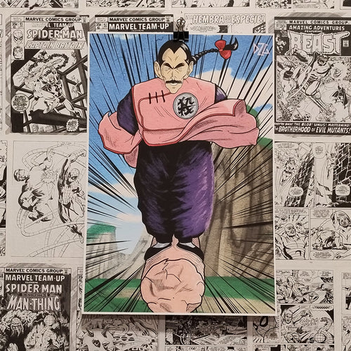 Póster Tao Pai Pai del Anime Dragon Ball - Frontal