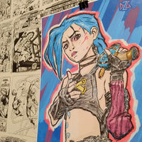 Jinx de la Serie Arcane | Póster Coleccionista | Kool Things detalle 2