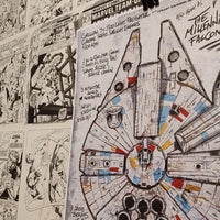 Halcón Milenario de las Películas Star Wars | Póster Coleccionista | Kool Things detalle 2