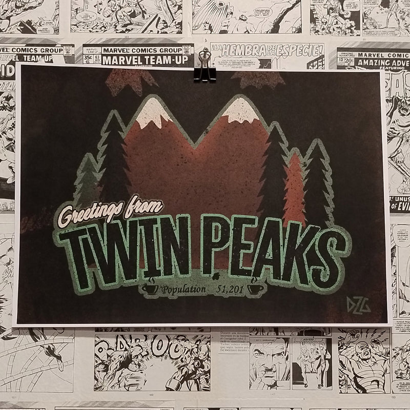 Twin Peaks Serie de David Lynch | Póster Coleccionista | Kool Things - Póster Exclusivo Kool Things