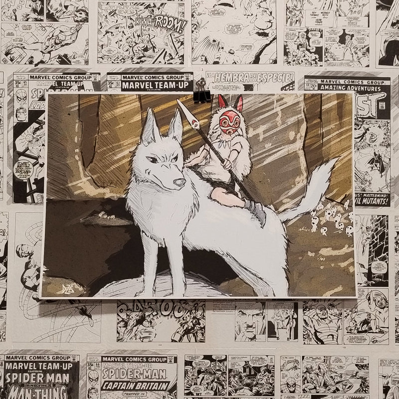 Princesa Mononoke Película del Estudio Ghibli | Póster Coleccionista | Kool Things - Póster Exclusivo Kool Things