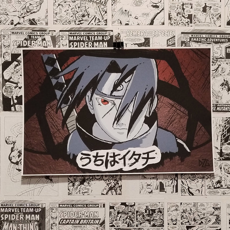 Itachi del Anime Naruto | Póster Coleccionista | Kool Things - Póster Exclusivo Kool Things