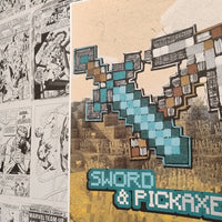 Pico y Espada del Videojuego Minecraft | Póster Coleccionista | Kool Things detalle 2